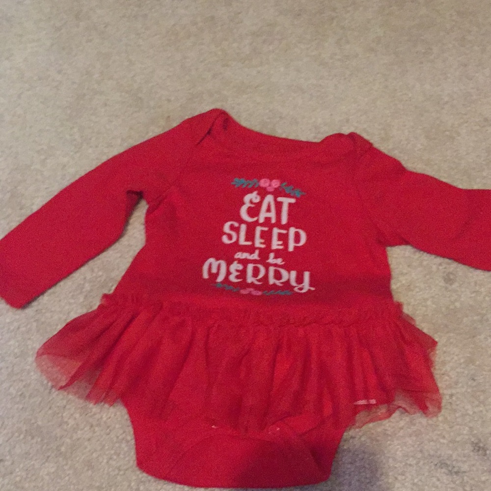 Baby cat&jack Christmas onesie